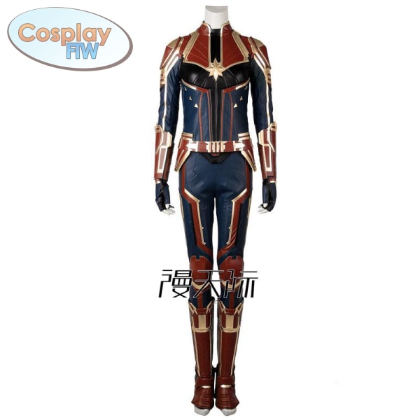 Captain Marvel Cosplay Costume / Ms. Carol Danvers Movie Full Set L Costume