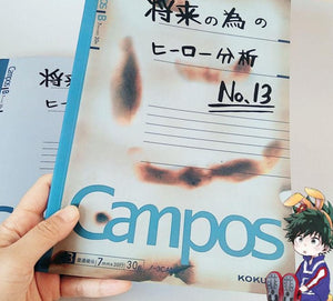 My Hero Academia Deku’s Notebook ( 2 Styles Available Burnt and Pristine Versions)