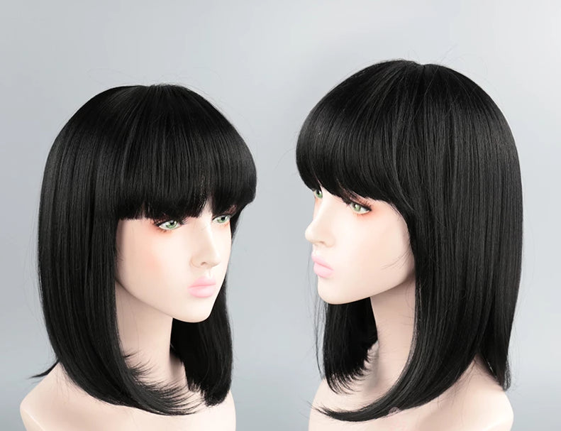 Black wig outlet 40 cm