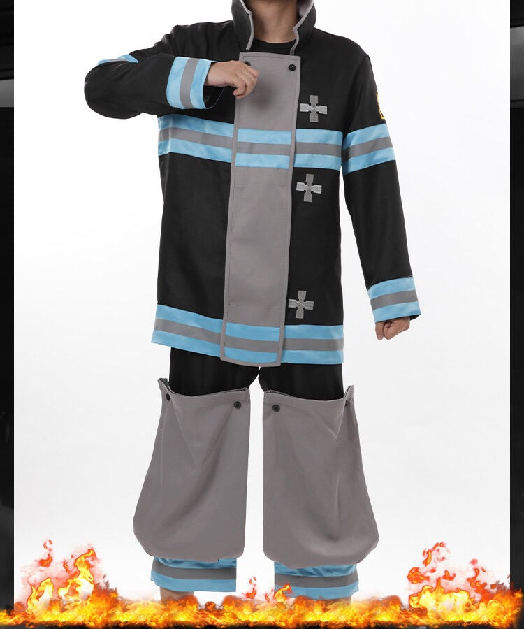 FIRE FORCE Special Fire Force Company 8 Cosplay Costume