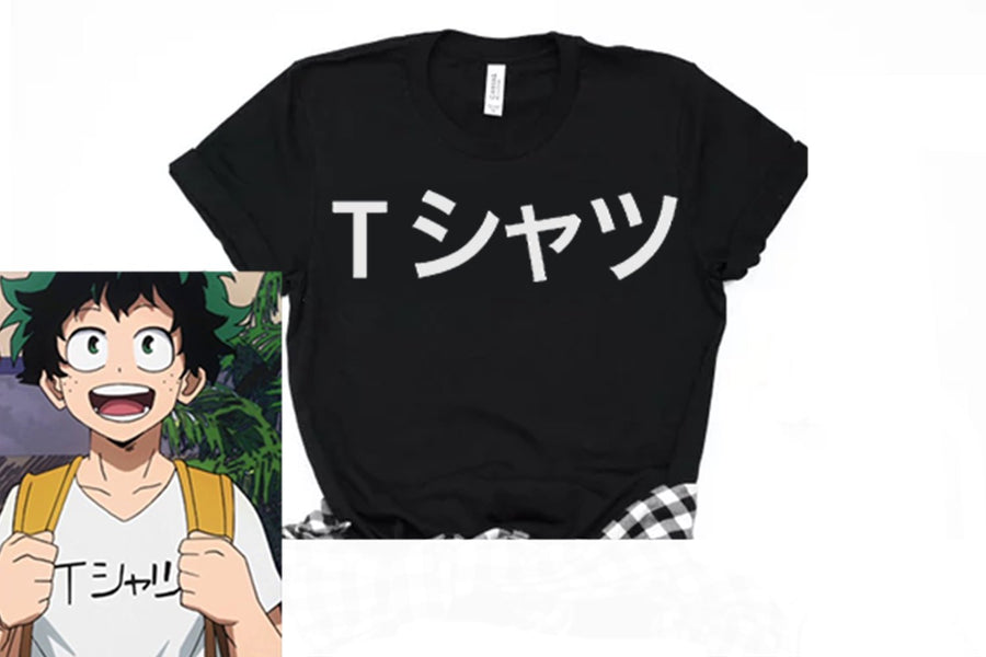 Deku Mall Shirt - Boku no Hero Academia Anime// BNHA Shirt //My Hero Academy Shirt// MHA Midoriya Izuku Cosplay Tee// Japanese TShirt