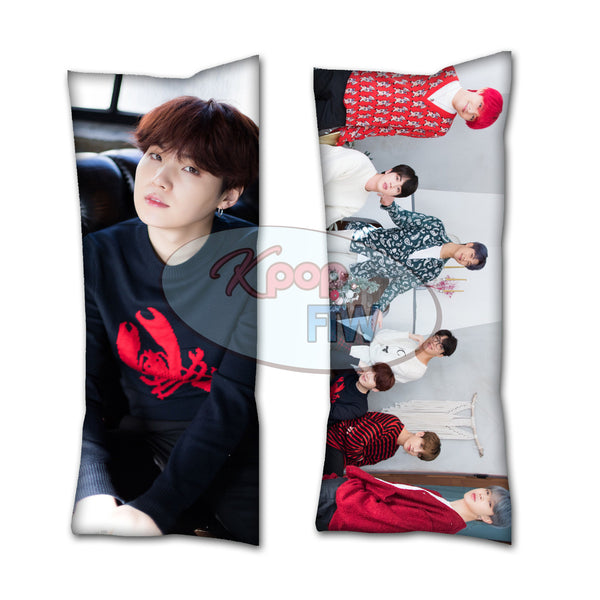 BTS Winter Suga Body Pillow // KPOP pillow // Valentines Day Gift