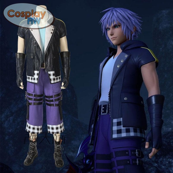 Kingdom Hearts 3 Riku Cosplay Costume / Full Set L Costume