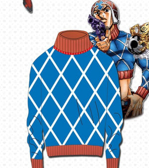 JOJO’s Bizarre Adventure Guido Mista Cosplay Sweater (LONG VERSION)