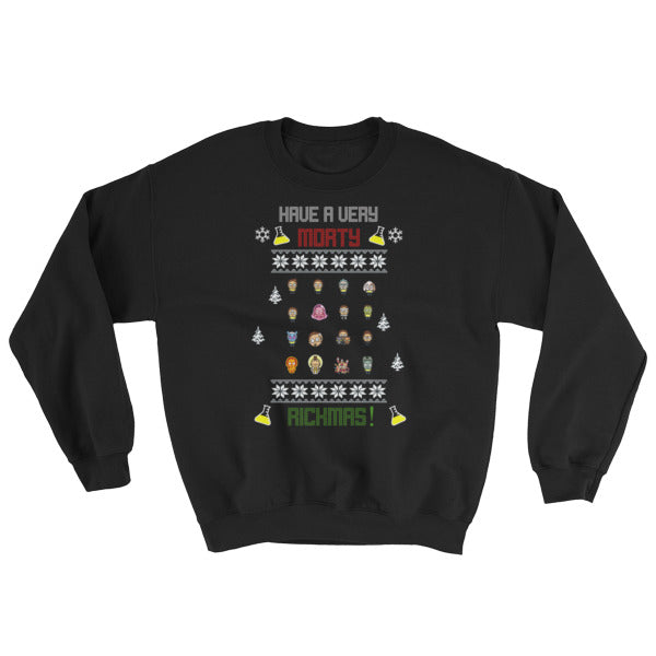 Ugly Christmas Sweater 'Morty Rickmas' Sweater