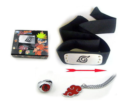 Naruto Leaf Village Headband Set