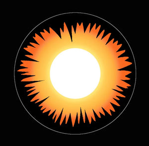 Urban Layer Orange Werewolf Lenses (1 PAIR)