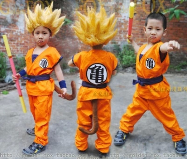 Children's Dragon Ball Z Son Goku Cosplay Costume