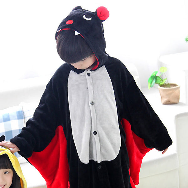 Children's Black Bat Kigurumi