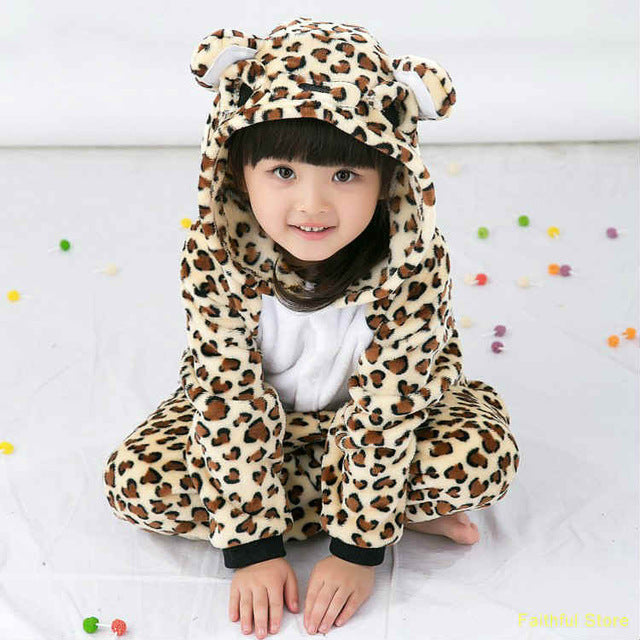 Kids cheetah online onesie