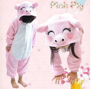 Children's Pink Piggy Kigurumi