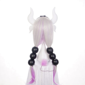 Miss Kobayashi's Dragon Maid Kanna Kamui  Cosplay Wig (With Horn Headband)