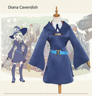 Diana Cavendish Cosplay Little Witch Academia School Uniform