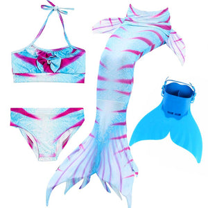 TIGER BLUE Children Mermaid Tail