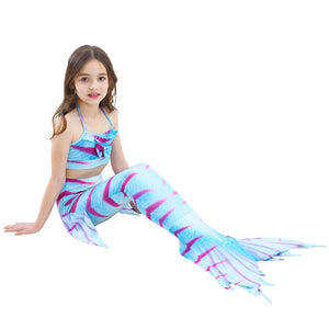 TIGER BLUE Children Mermaid Tail
