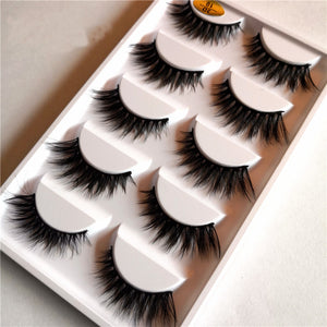 3D MINK Thicc Flared Winged eyelashes (5 Pairs)