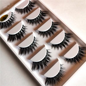 3D MINK Thicc Flared Winged eyelashes (5 Pairs)
