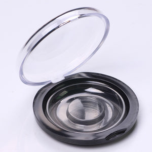 Compact Round Eyelash Storage Case