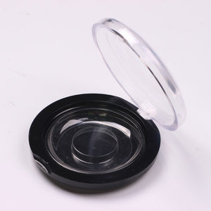 Compact Round Eyelash Storage Case