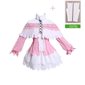 Miss Kobayashi's Dragon Maid Kanna Kamui Cosplay Costume (With Stockings)