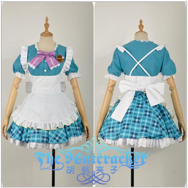 Love live! Sunshine!! Mari Ohara Aqours Valentine's Day Maid Dress Cosplay Costume