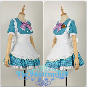 Love live! Sunshine!! Mari Ohara Aqours Valentine's Day Maid Dress Cosplay Costume