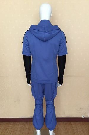 Assassination Classroom Shiota Nagisa Blue Battle Suit Cosplay Costume