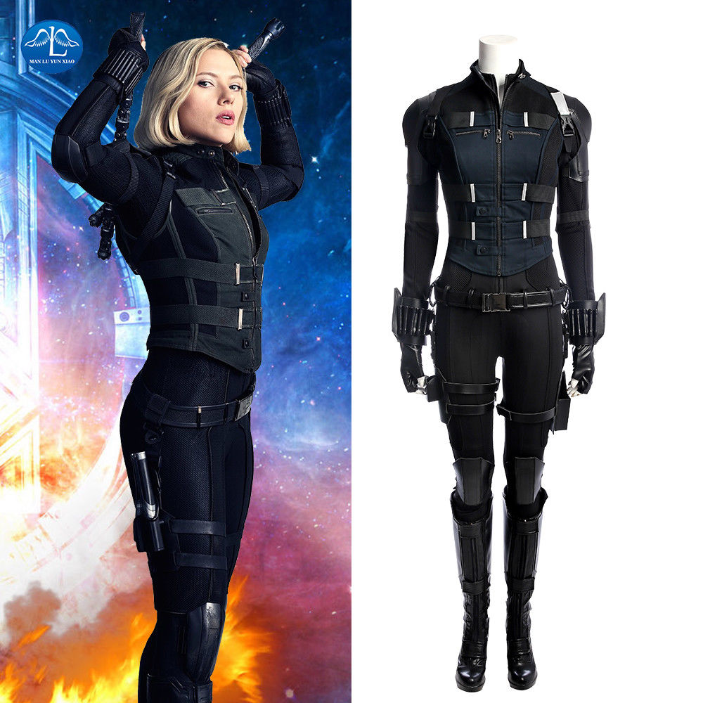 Avengers Infinity War Black Widow Cosplay Costume - CosplayFTW