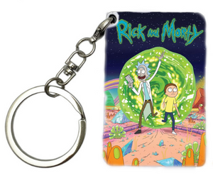 Rick and Morty Keychain - FREE SHIPPING